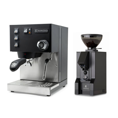 Rancilio Silvia and Eureka Mignon Notte Grinder Bundle