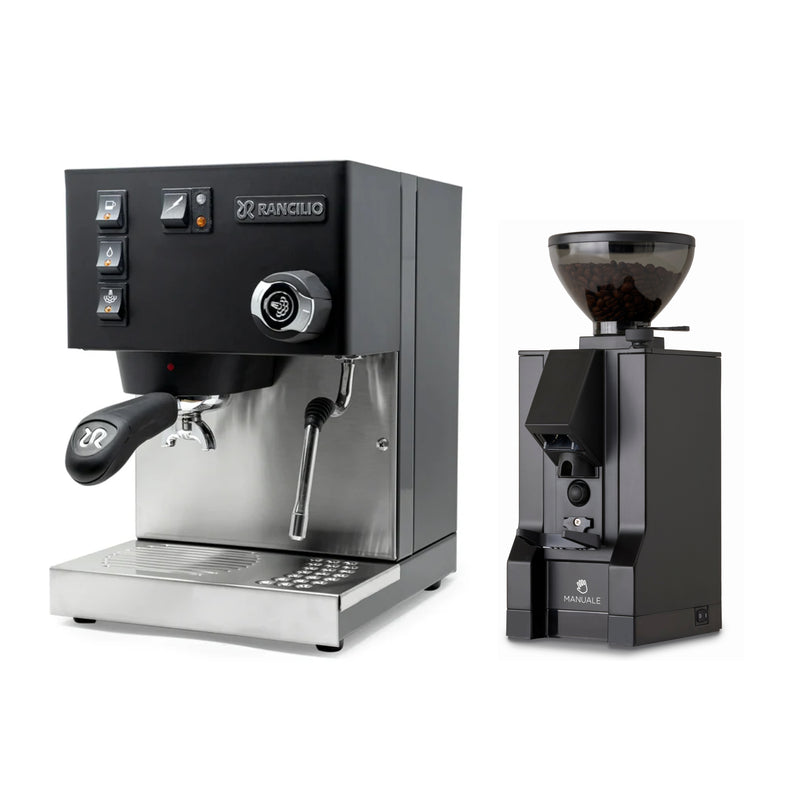 Rancilio Silvia and Eureka Mignon Notte Grinder Bundle