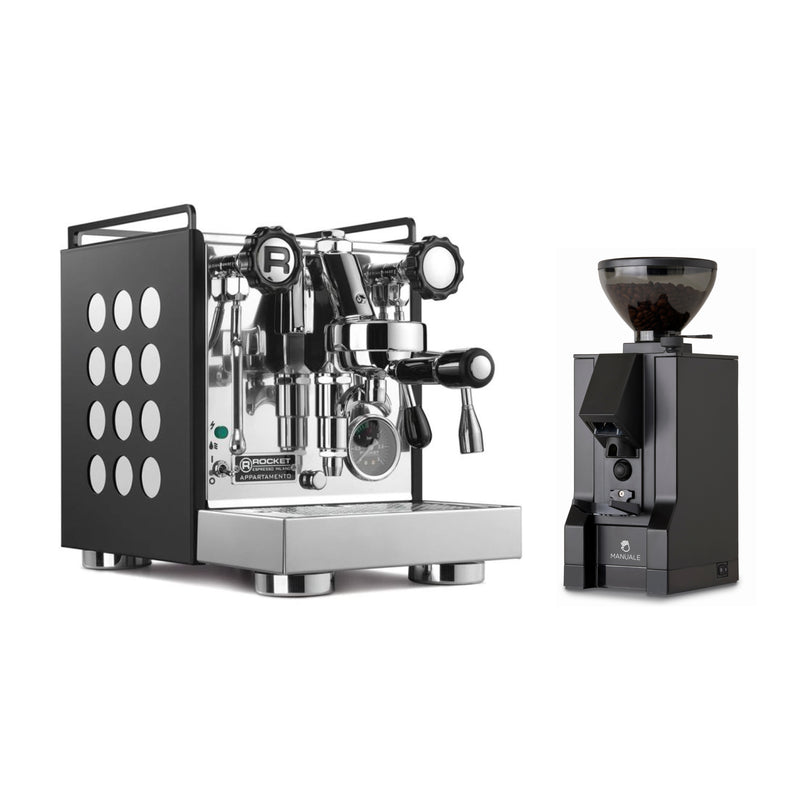 Rocket Espresso Appartamento Nera and Eureka Mignon Notte Bundle