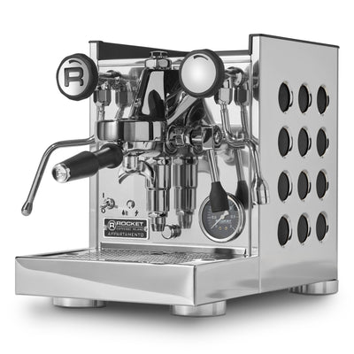 Rocket Espresso Appartamento TCA Espresso Machine Stainless Steel and Black - Open Box