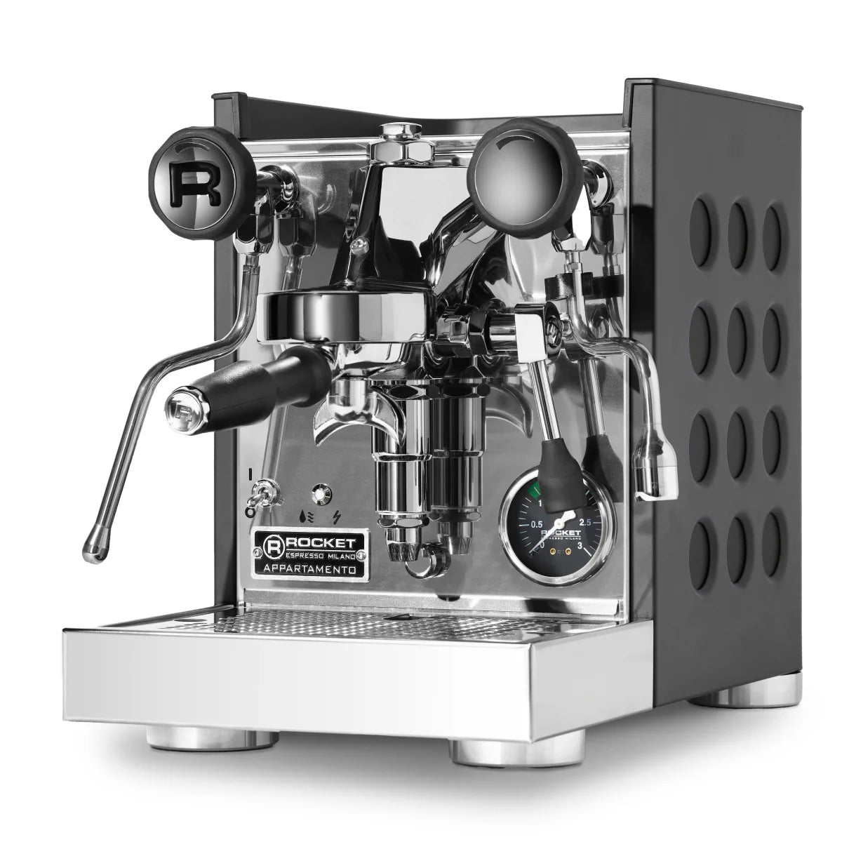 Rocket Espresso Appartamento TCA Espresso Machine - Black - Open