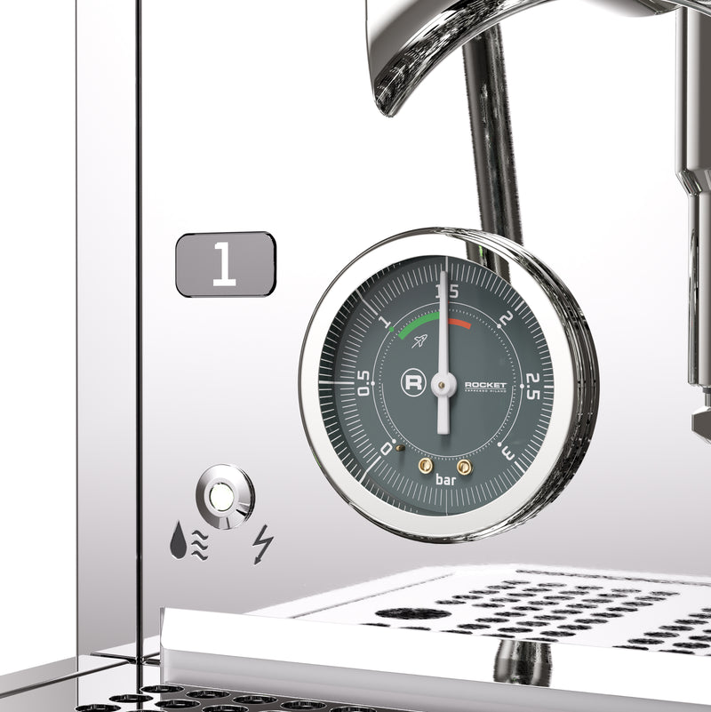 Rocket Espresso Mozzafiato FAST V Espresso Machine - Black - Open Box