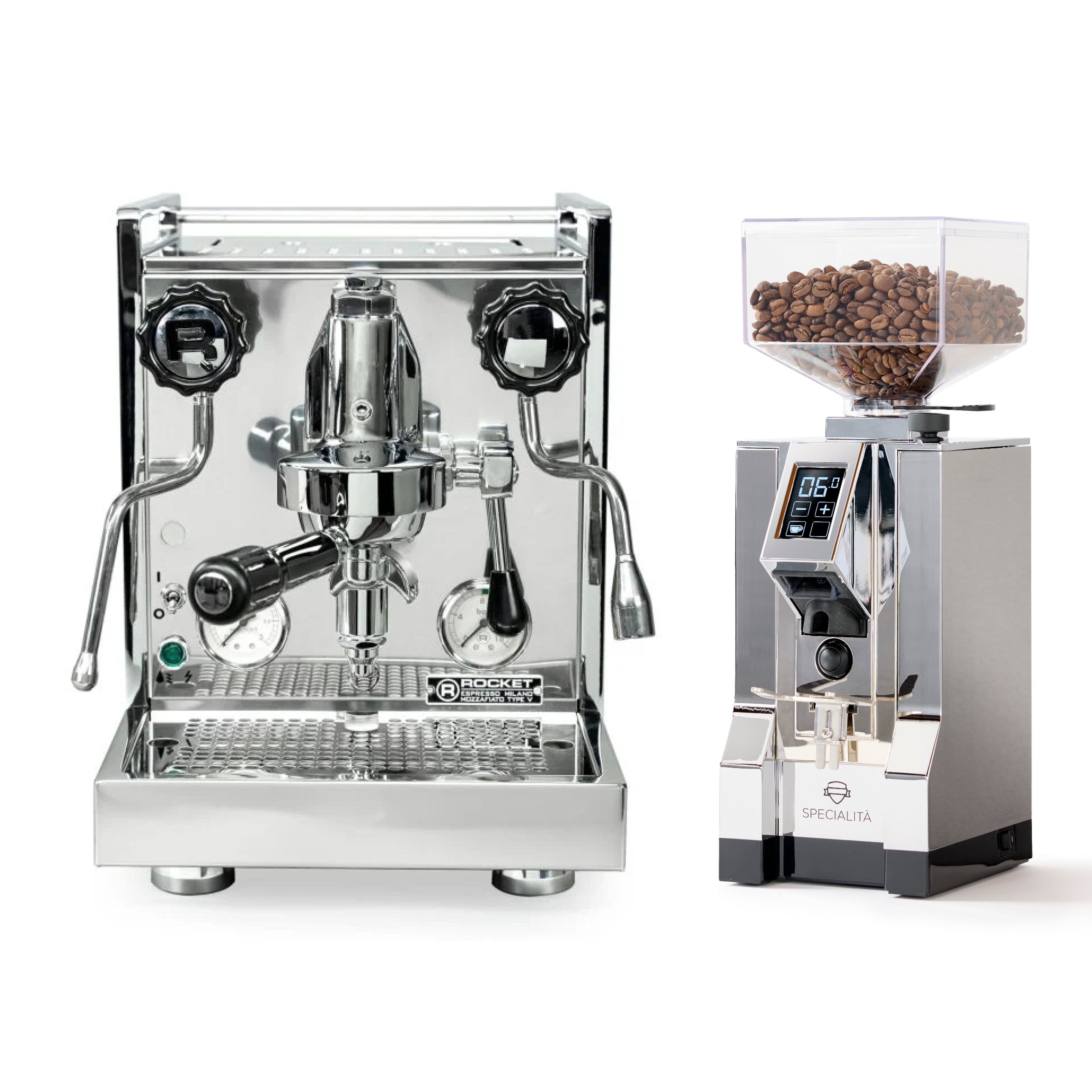 Rocket Espresso Mozzafiato V Specialita Bundle | Seattle Coffee Gear