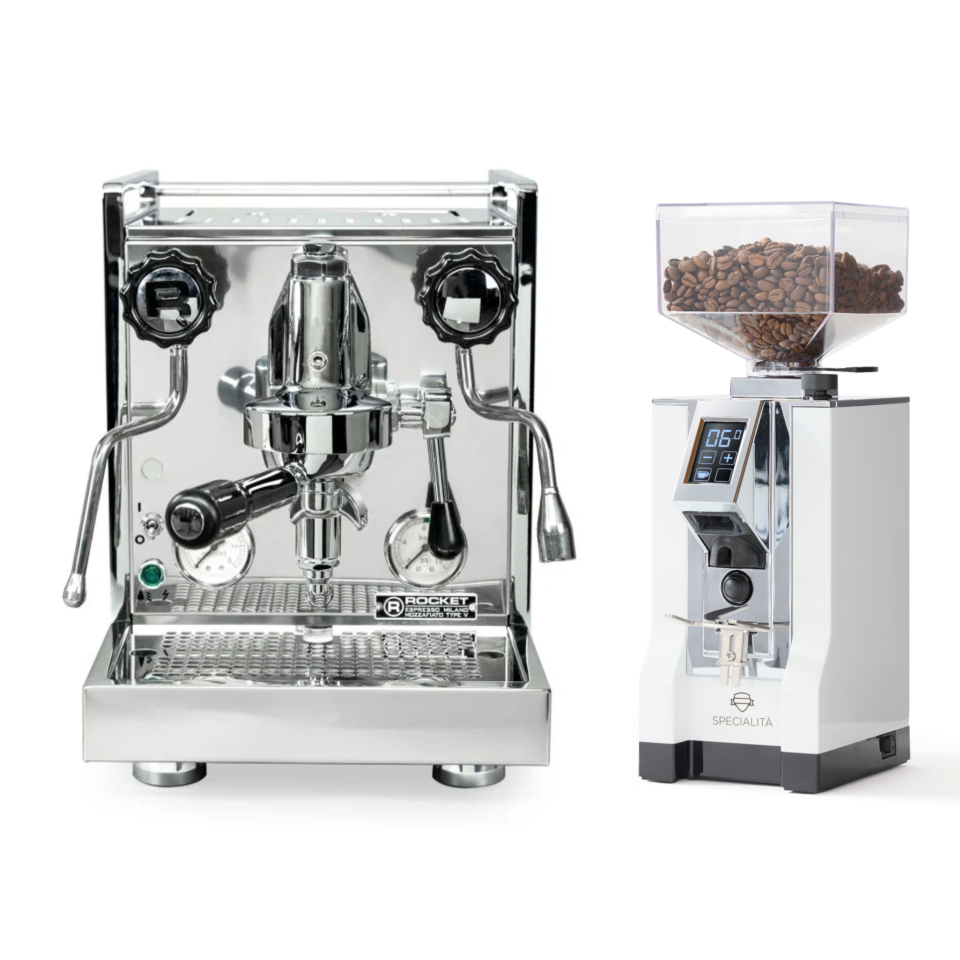 Rocket Espresso Mozzafiato V Specialita Bundle | Seattle Coffee Gear