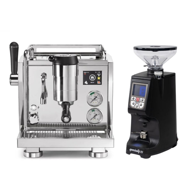 Rocket Espresso R Nine One and Eureka Atom 75 Grinder Bundle