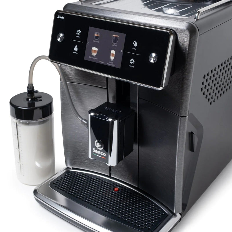 Refurbished - Saeco Xelsis SM7684 Superautomatic Espresso Machine - Titanium