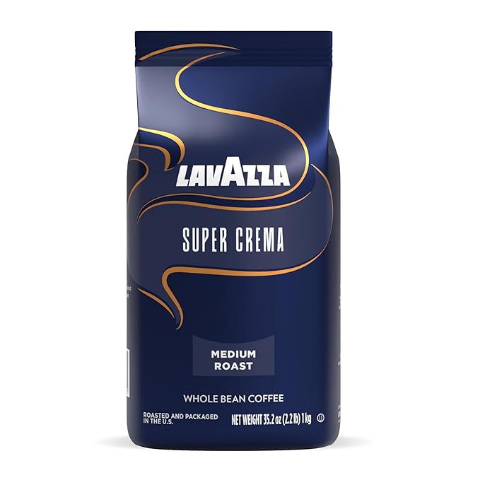 Lavazza Super Crema Espresso - Whole Bean - 2.2 lb