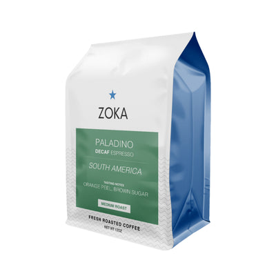 Zoka Coffee - Decaf Espresso Paladino