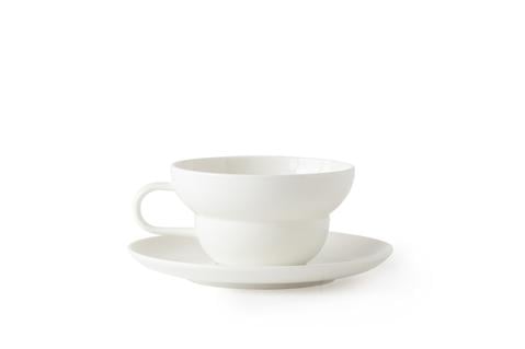 Acme Bibby Saucer - Milk White