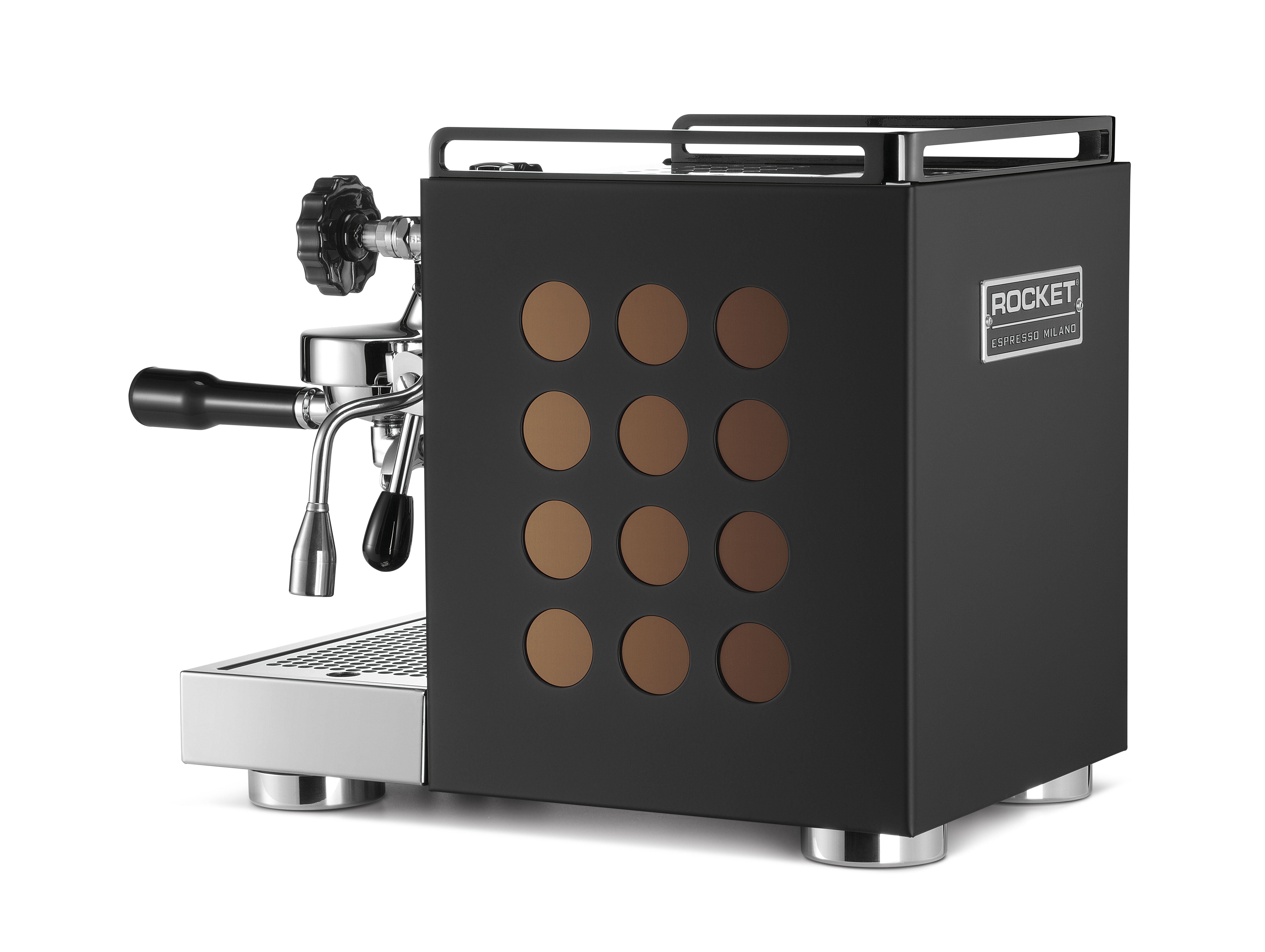 Rocket Espresso Appartamento Nera Espresso Machine - Copper - Open
