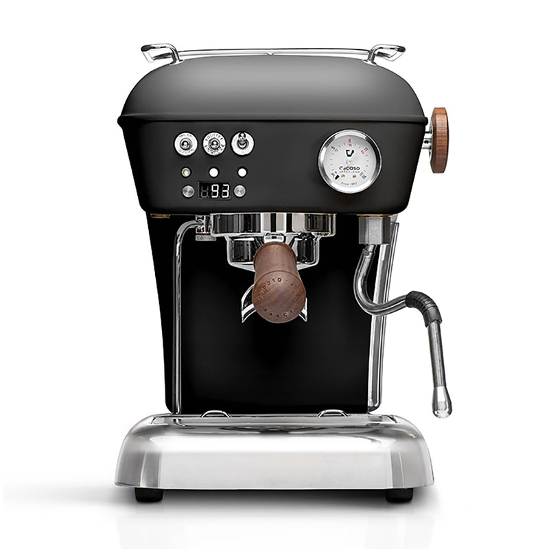 Ascaso Dream PID Espresso Machine - Dark Black and Walnut - Open Box