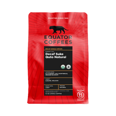 Equator Coffee - Decaf Ethiopia Suke Quto Natural