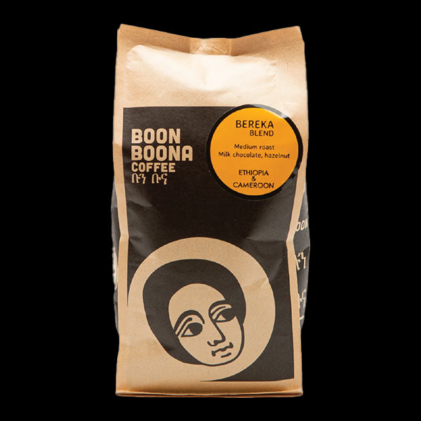 Worthy picture of the packaging for Boon Boona Coffee Bereka coffee roast.