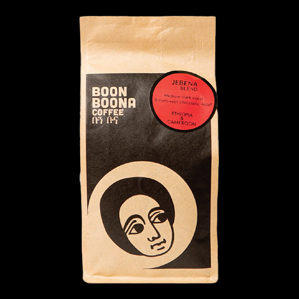 Honest picture of the packaging for Boon Boona Coffee Jebena coffee roast.