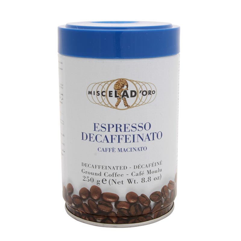 Miscela d'Oro Espresso Decaffeinato [pre-ground, 8.8 oz. can]