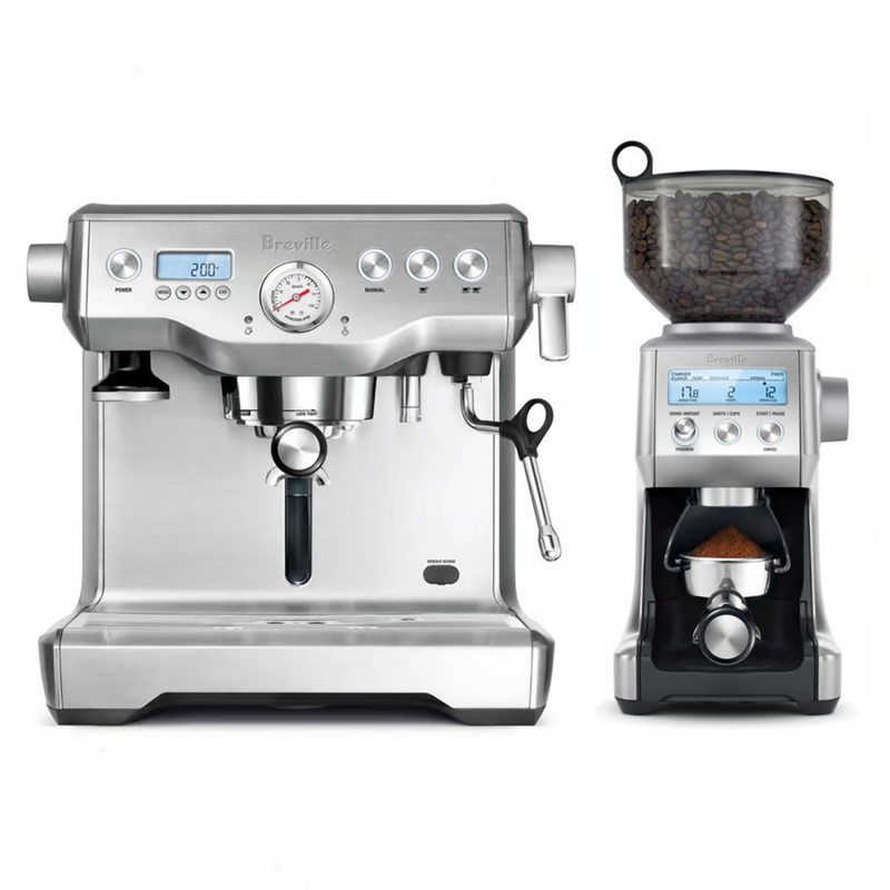 Breville Dynamic Duo Machine and Grinder Package