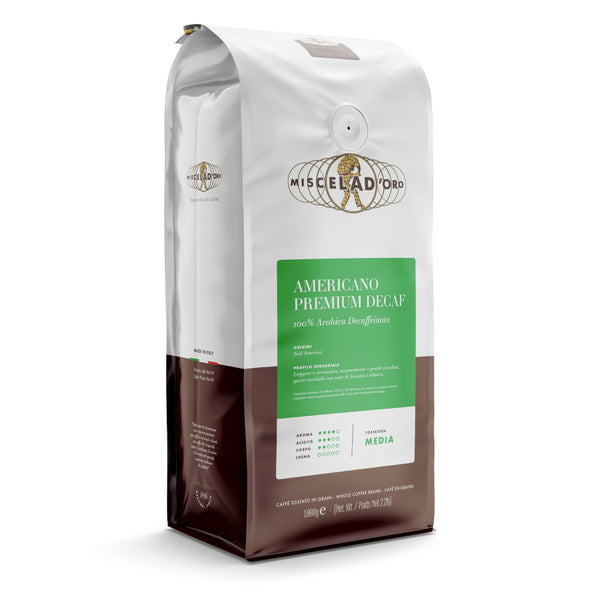 Miscela d Oro Americano Premium Decaf Coffee Beans [2.2 lb