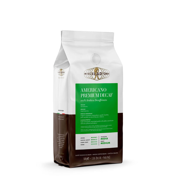 Miscela d Oro Americano Premium Decaf Coffee Beans [2.2 lb