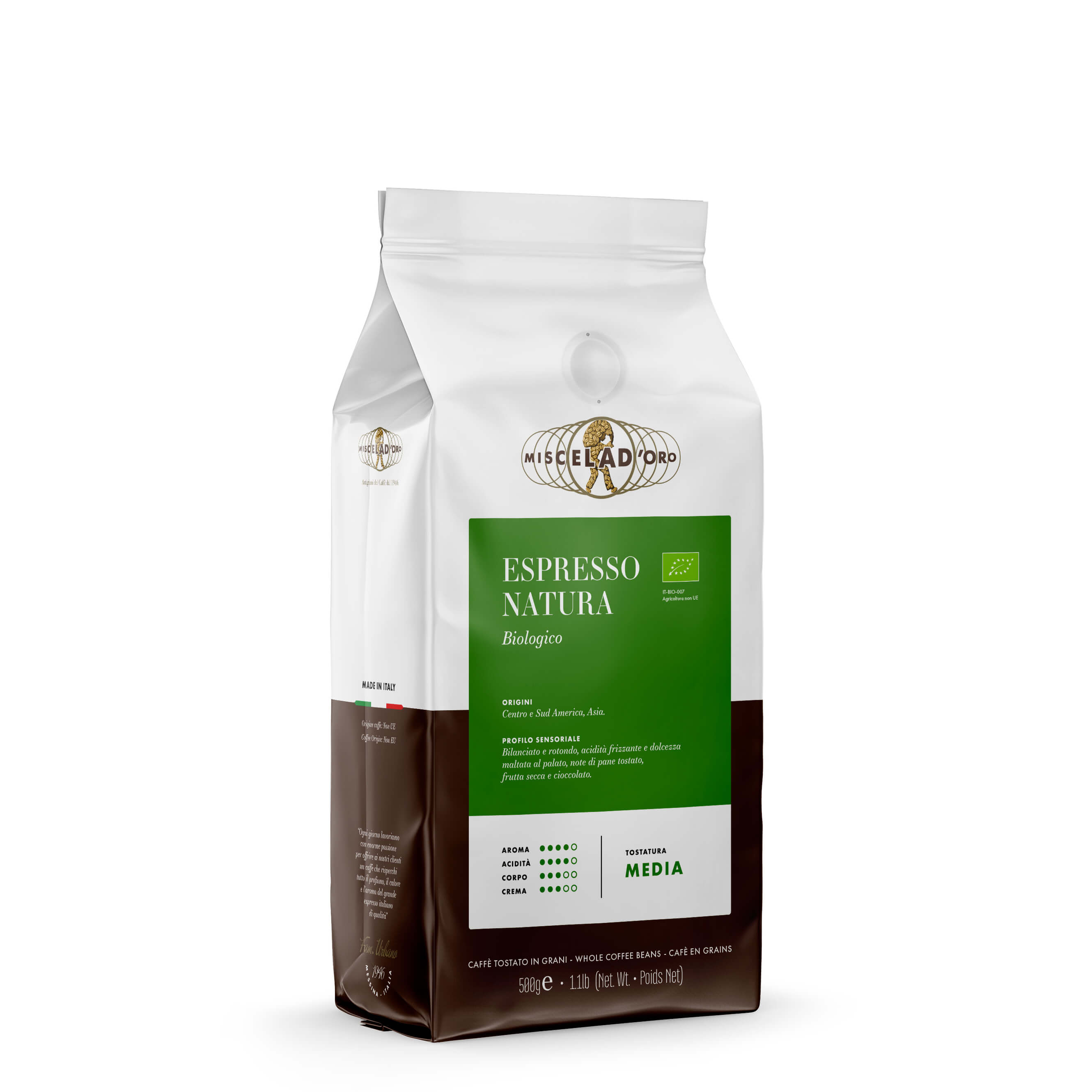 Miscela d Oro Natura Organic Espresso Beans [2.2 lb] | Seattle
