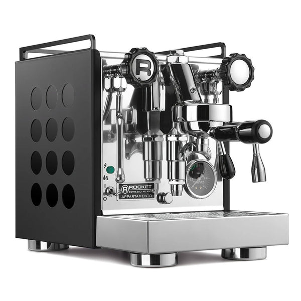 Rocket Espresso Appartamento Nera Espresso Machine - Black Side Panels