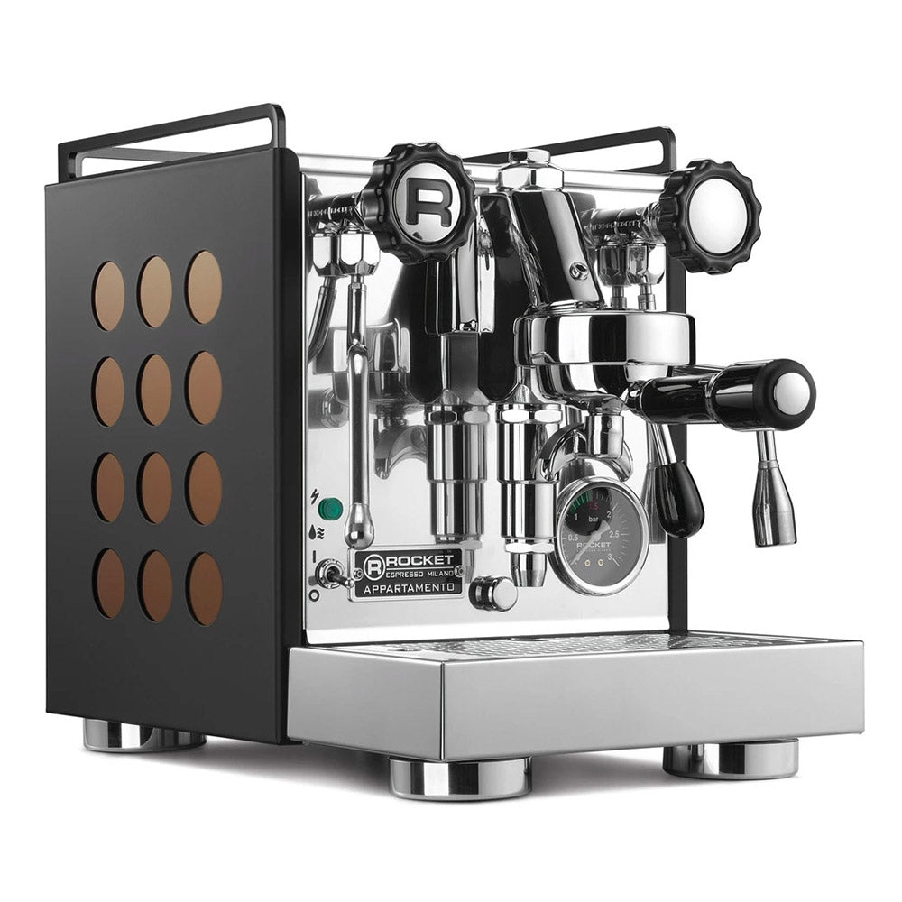 Rocket Espresso Appartamento Nera Espresso Machine - Copper - Open