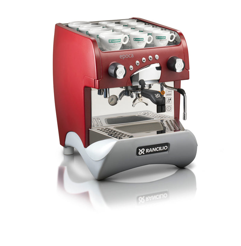 Rancilio Epoca E 1 Group - Red Metallic - Side View