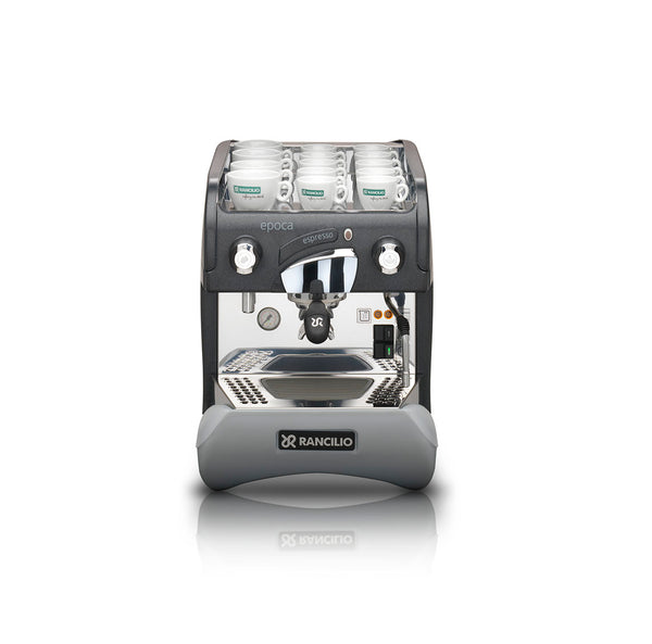 Rancilio Epoca S 1 Group Semi-Automatic Commercial Espresso Machine - Charcoal Grey