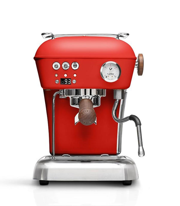 Ascaso Dream PID Espresso Machine - Love Red and Walnut - Open Box