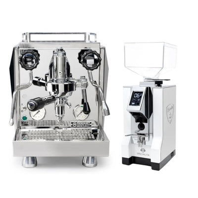 Rocket Espresso Giotto V and Eureka Mignon Specialita Grinder Bundle