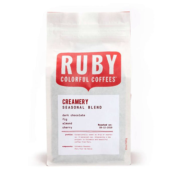Ruby Colorful Coffees - Creamery Seasonal Blend