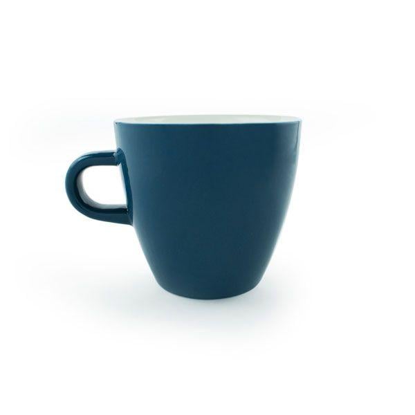 Tasse à Café Avec Soucoupe - Grès Vert Olive - Capacité 90 Ml - Lavable Au Lave-vaisselle Et Micro-ondes
